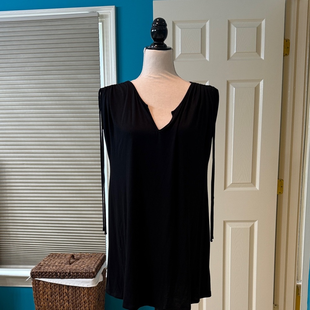 Close OUT💥Green Envelope Black Sleeveless dress